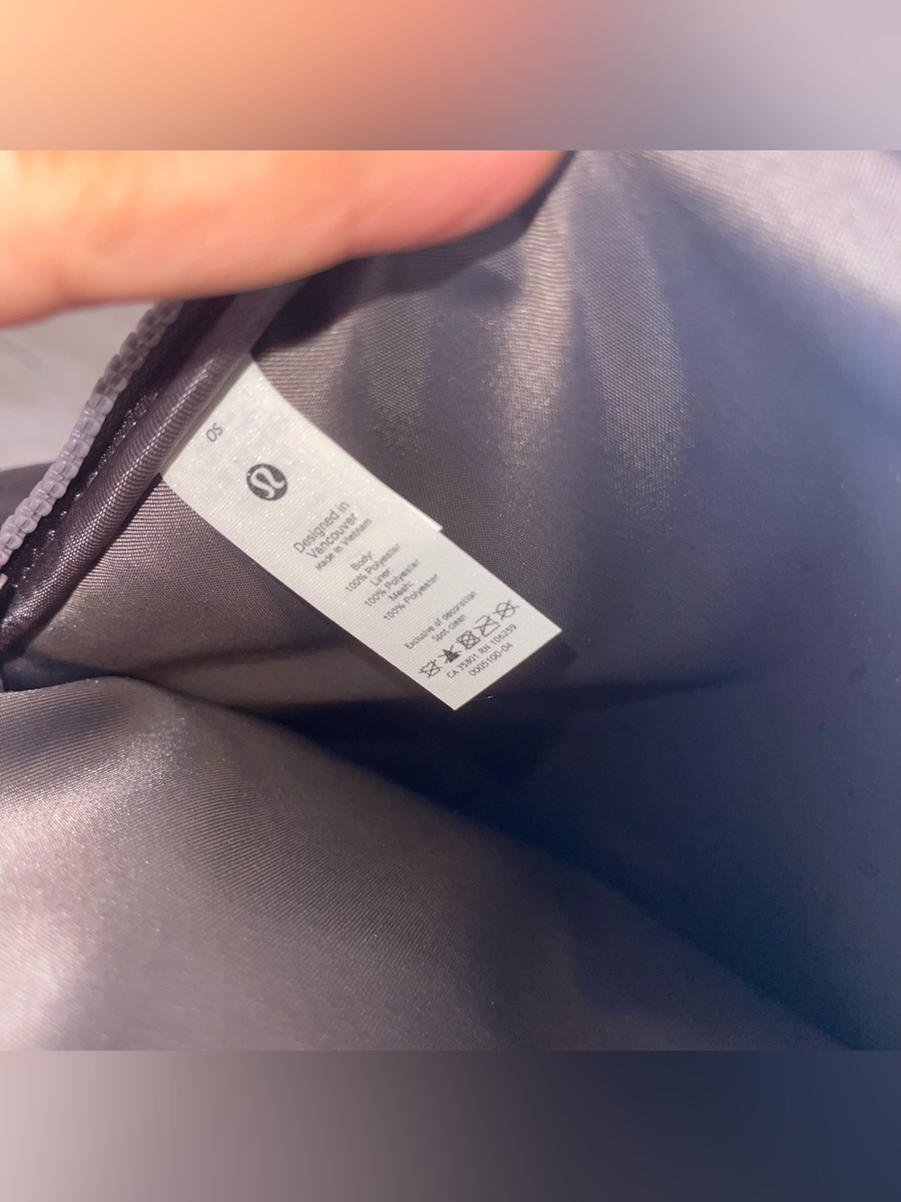 Lululemon Pack It Up 21L Unisex Lunar Rock Grey Purple Backpack - Picture 8 of 13